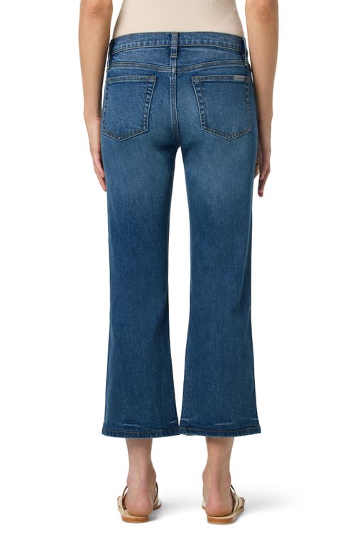 Joe's High Waist Crop Bootcut Jeans In Blue