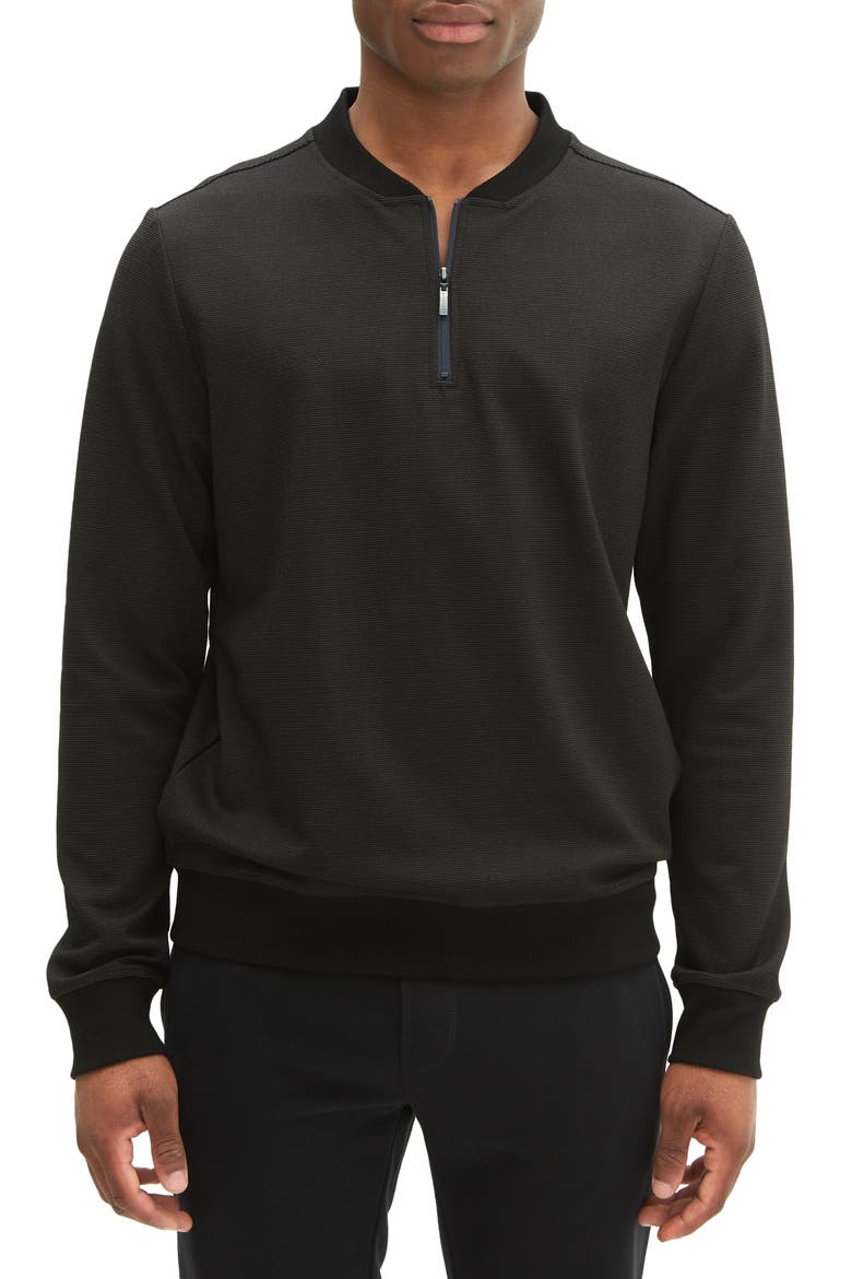 Jamestown Half-Zip Pullover, Main, color, CHARCOAL