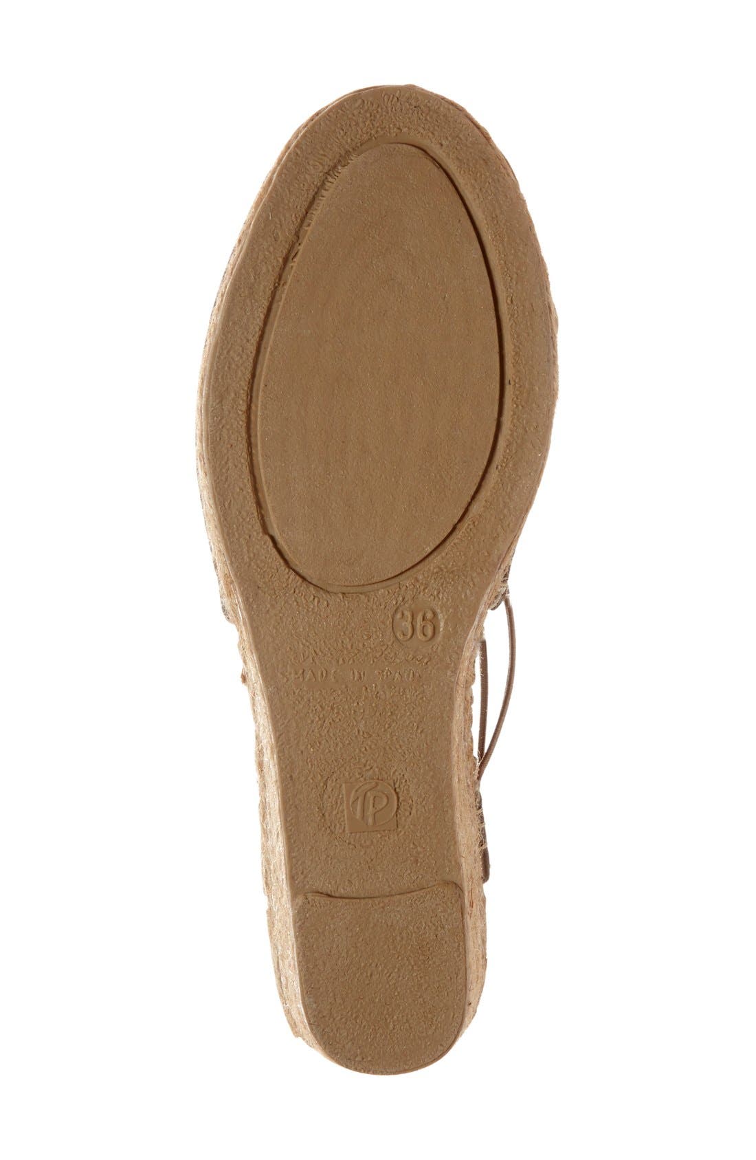 'Tremp' Slingback Espadrille Sandal, Alternate, color, TAUPE SUEDE