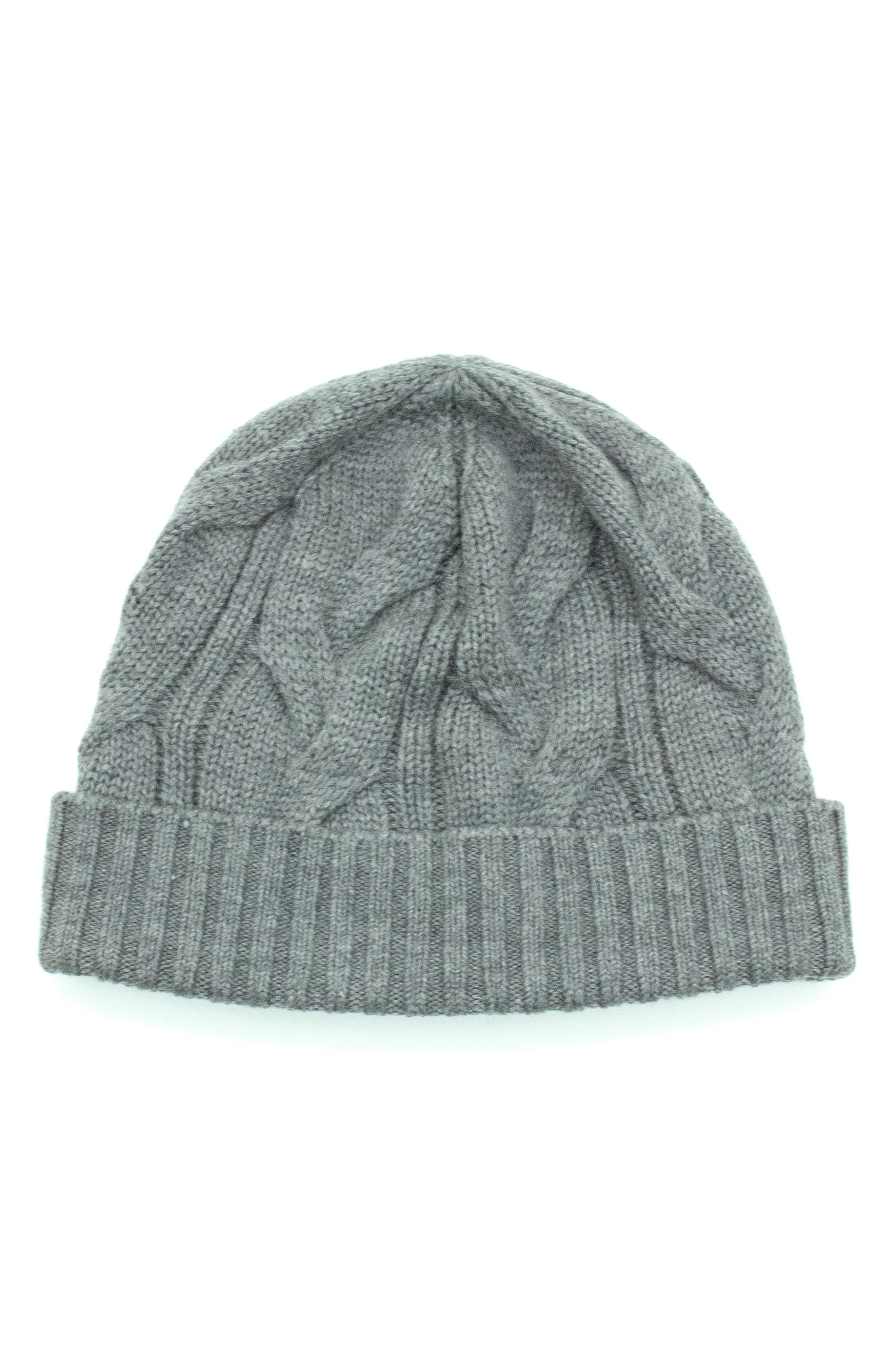 Portolano Cable Knit Cuff Beanie