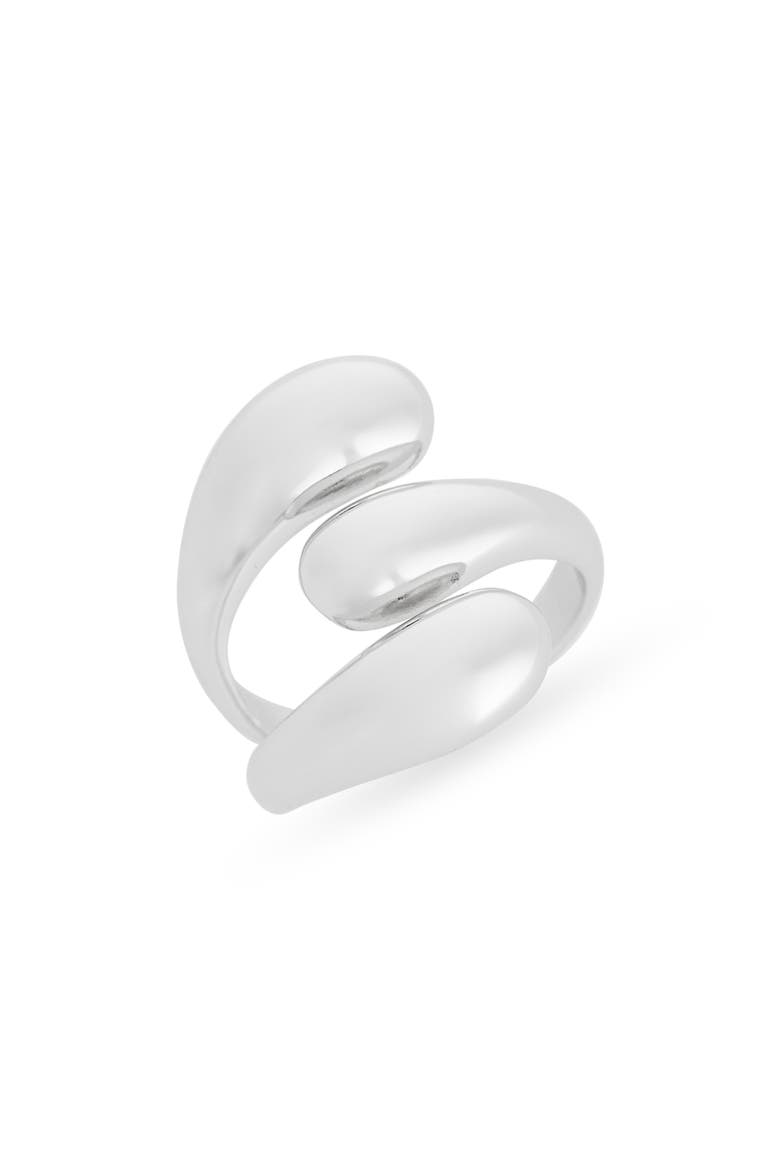 Demi Fine Bypass Ring, Main, color, SILVER