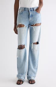 Acne Studios 2010 Distressed Straight Leg Jeans