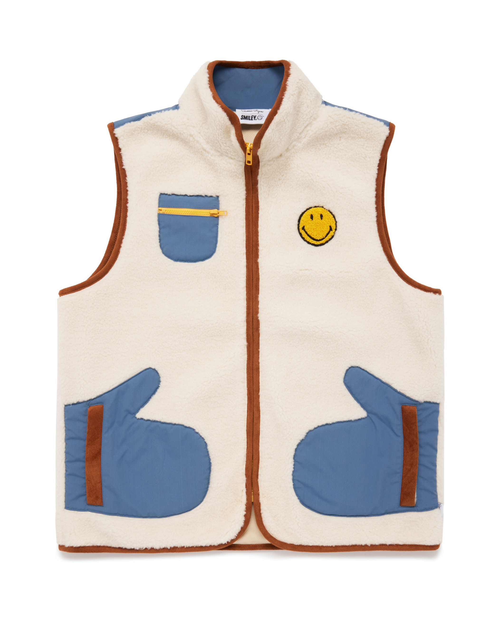 SAMII RYAN SAMII RYAN SMILEY MITTEN VEST