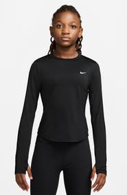 Nike Kids' Dash Logo Dri-FIT Long Sleeve Graphic T-Shirt