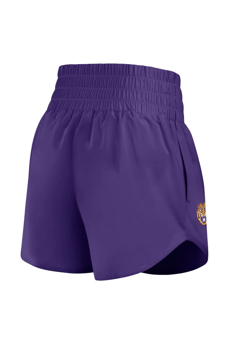 Women's Nike Purple LSU Tigers Performance One Dri-FIT High-Rise Shorts, Alternate, color, Purple
