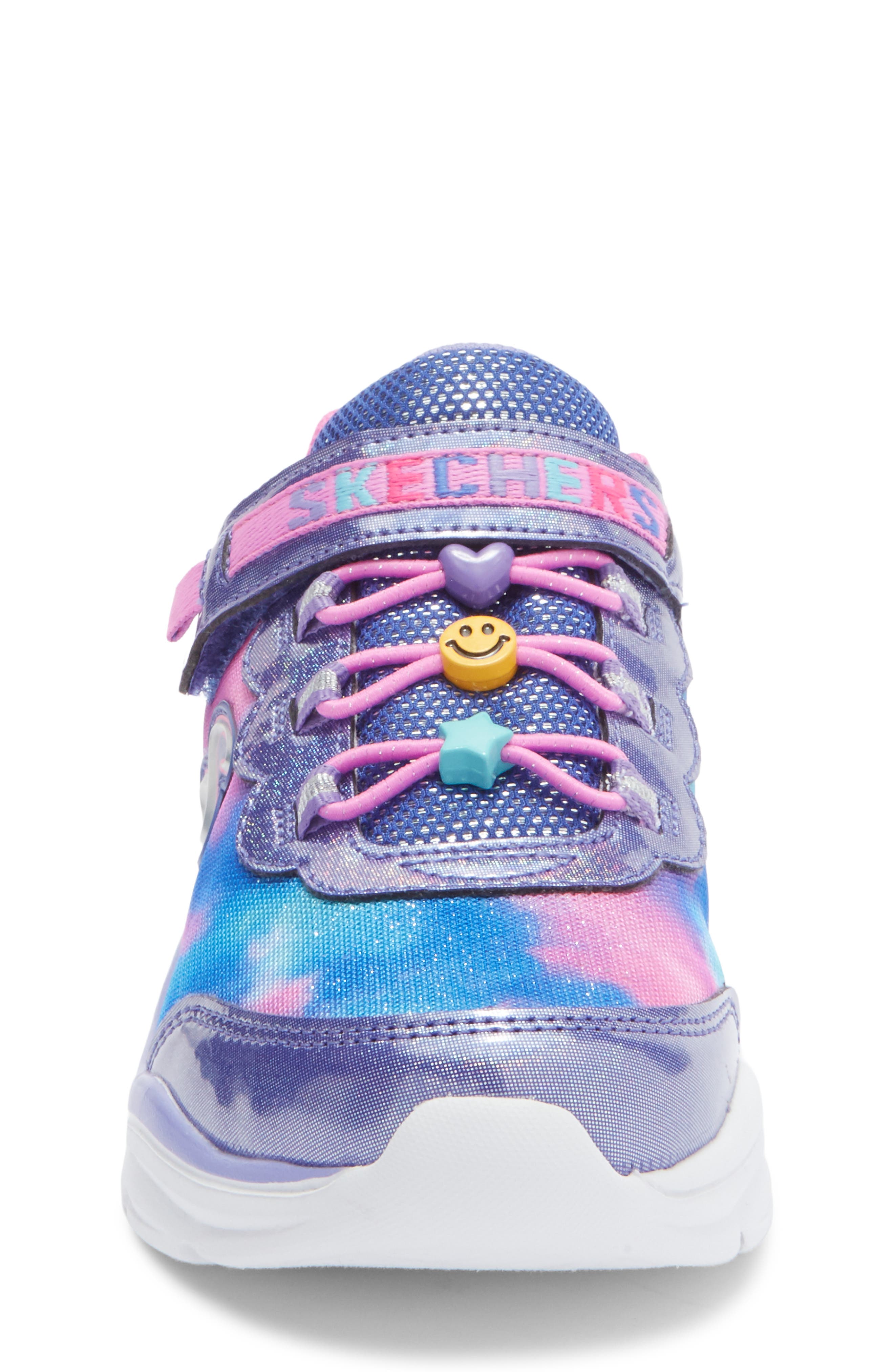 SKECHERS Kids' Power Jams Sneaker, Alternate, color, Navy Multi