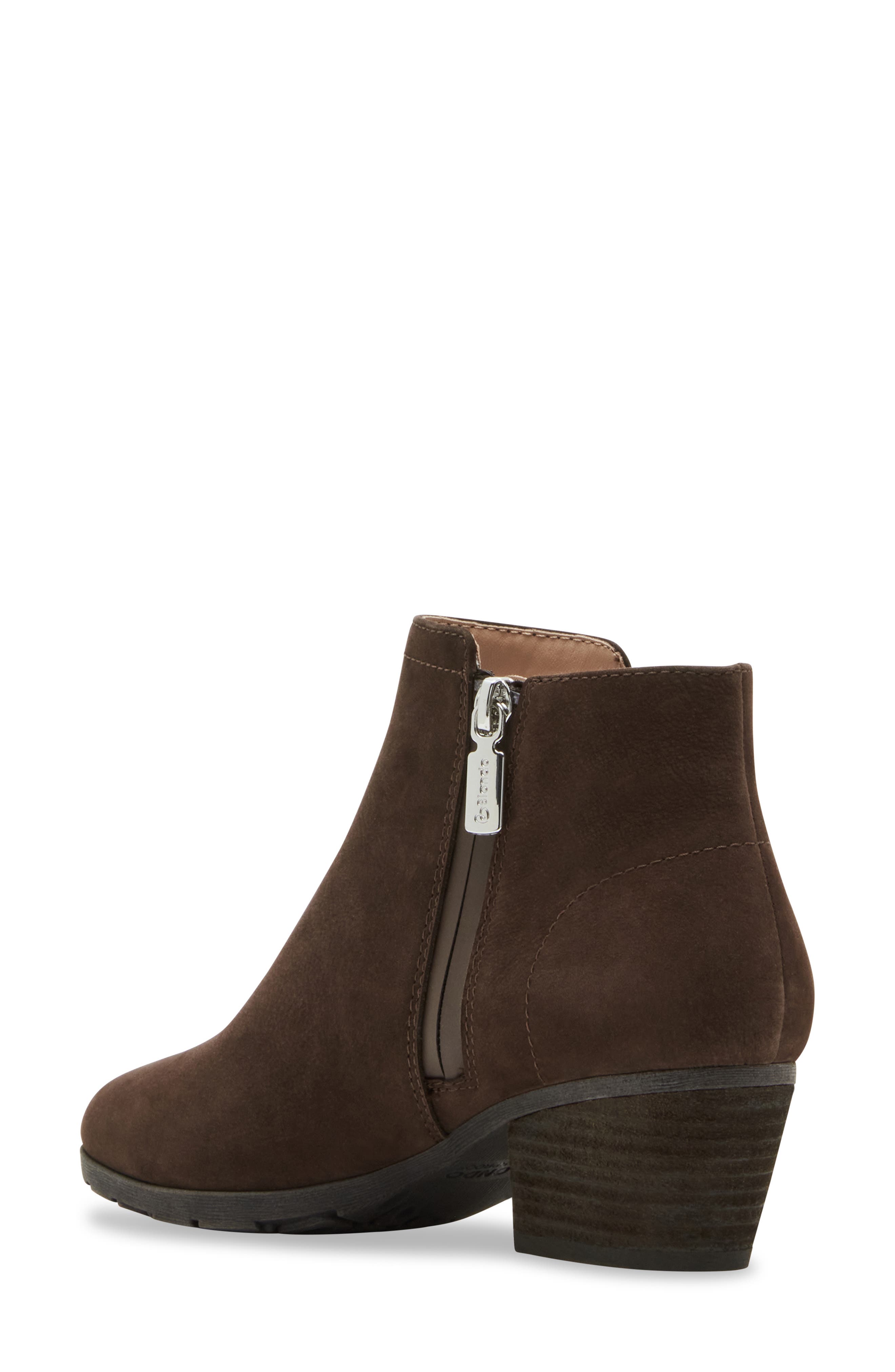 Blondo Valli Waterproof Suede Bootie, Alternate, color, Java Nubuck