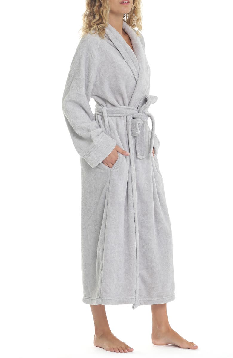 Papinelle Plush Longline Robe, Alternate, color, 