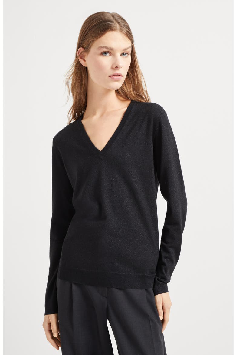 Sparkling sweater, Alternate, color, Black