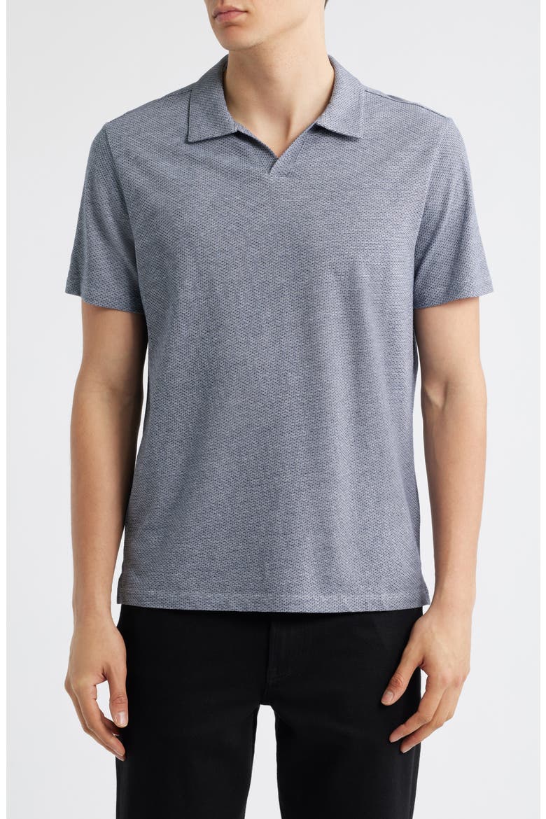 Ricky Johnny Collar Polo, Main, color, NAVY