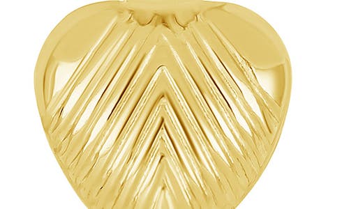 Bony Levy 14k Gold Petite Textured Heart Pendant Necklace In Gold