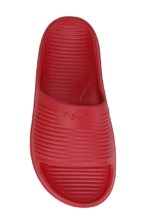 Ryka Women's Echo-recovery Slide Recovery Sandals In Popstar Pink