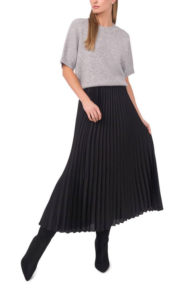 Short Sleeve Sweater, Alternate, color, LIGHT HEATHER GREY