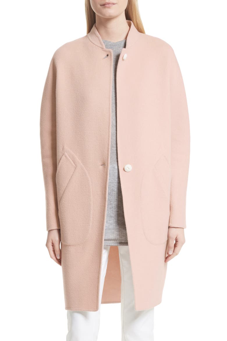 Darwen Reversible Wool & Cashmere Coat, Main, color, DUSTY ROSE