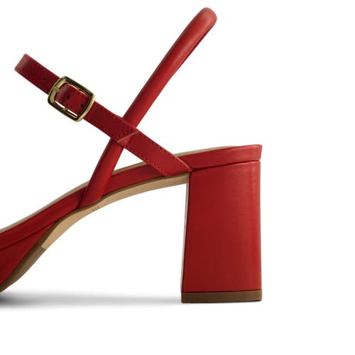 Shop Bernardo Footwear Bernardo Canto Platform Sandal In Red