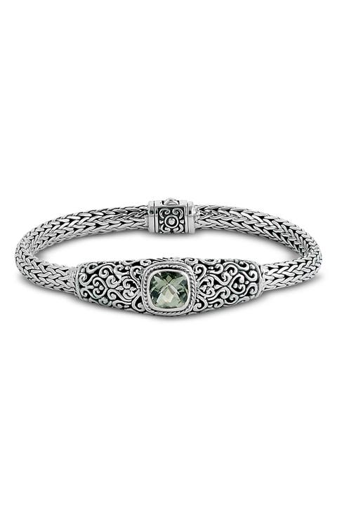 Green Amethyst Bracelet