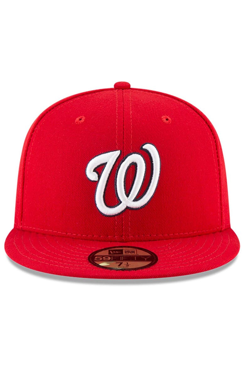 Men's New Era Red Washington Nationals 2024 Jackie Robinson Day 59FIFTY Fitted Hat, Alternate, color, Red