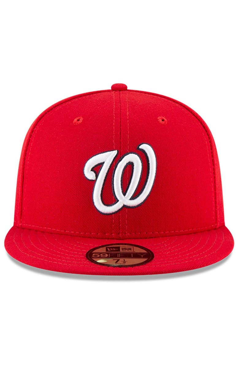 New Era Men's New Era Red Washington Nationals 2024 Jackie Robinson Day 59FIFTY Fitted Hat, Alternate, color, 