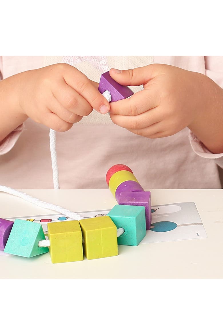 Eco Activity Shapes, Alternate, color, Blue-Green Multi
