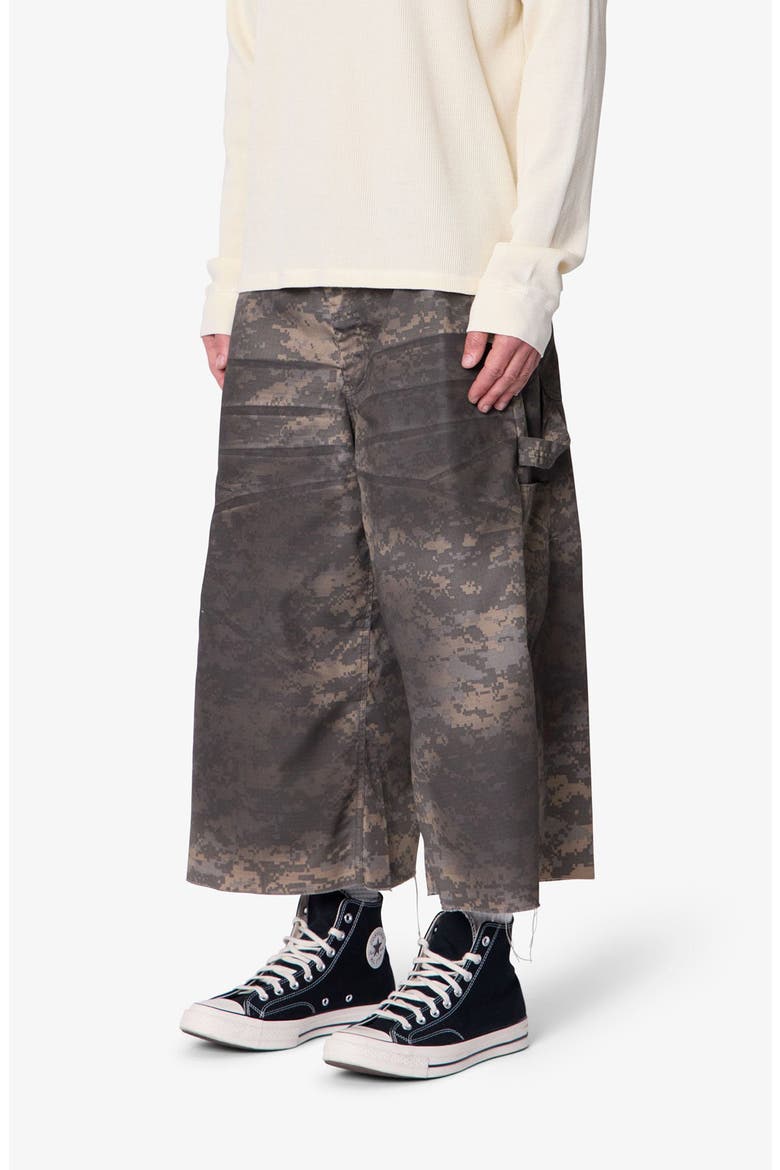 Extra Long Overdyed Digi Camo Cargo Shorts, Alternate, color, DIGI CAMO