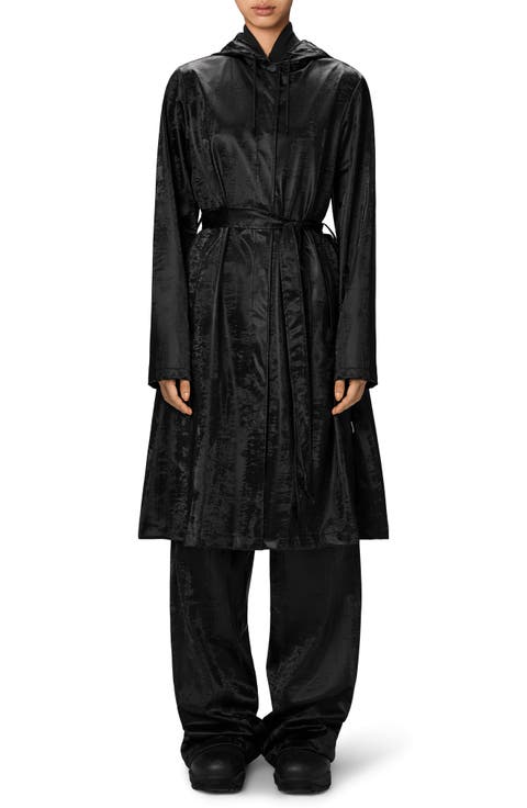 Waterproof A-Line Long Raincoat