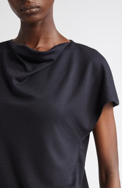 Vince Cowl Neck Top In Blue