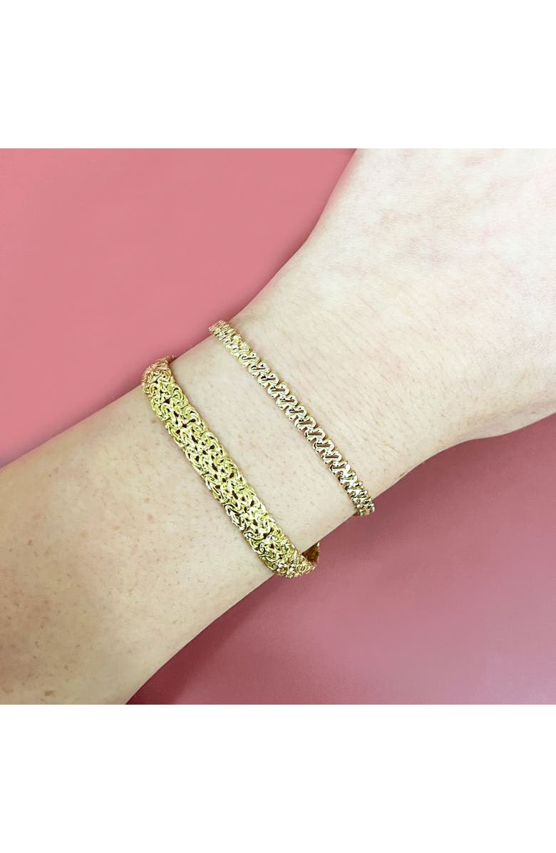 The Lovery Fine Jewelry Gold Twist Bracelet, Alternate, color, Yellow Gold