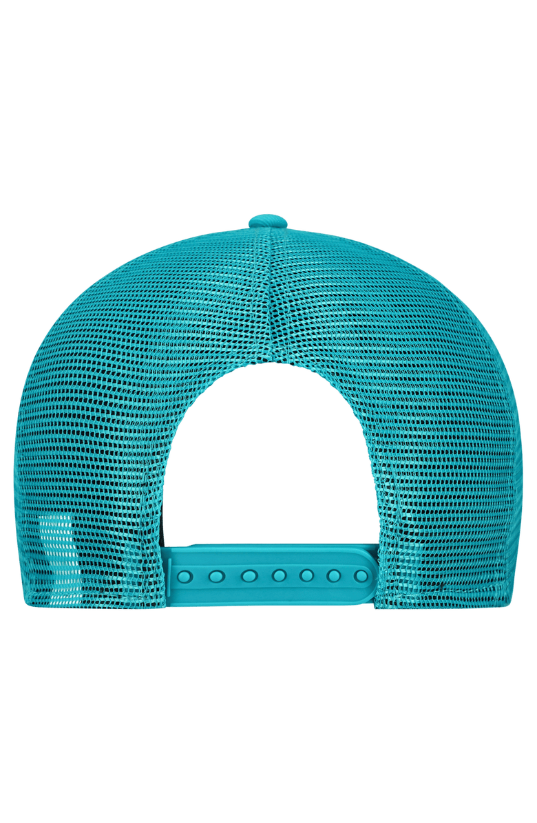 New Era Men's New Era  Gray/Aqua Miami Dolphins Cork Split Panel 9FIFTY Trucker Snapback Hat, Alternate, color, Gray