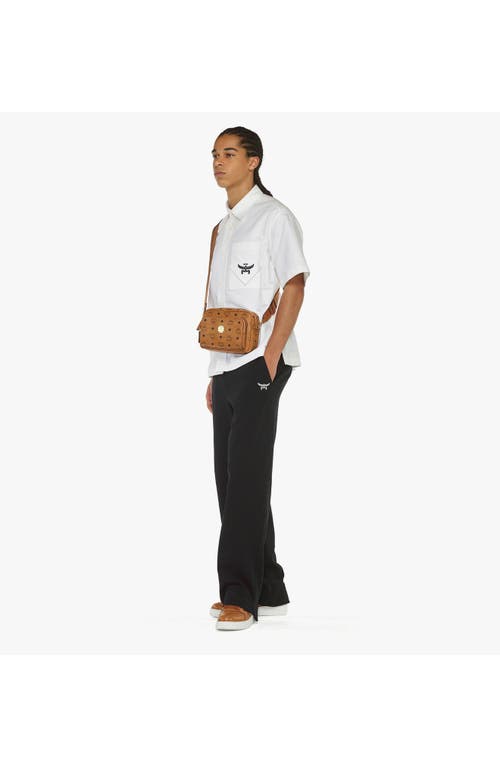 Mcm Women Monogram Shoulder Bag In Brown