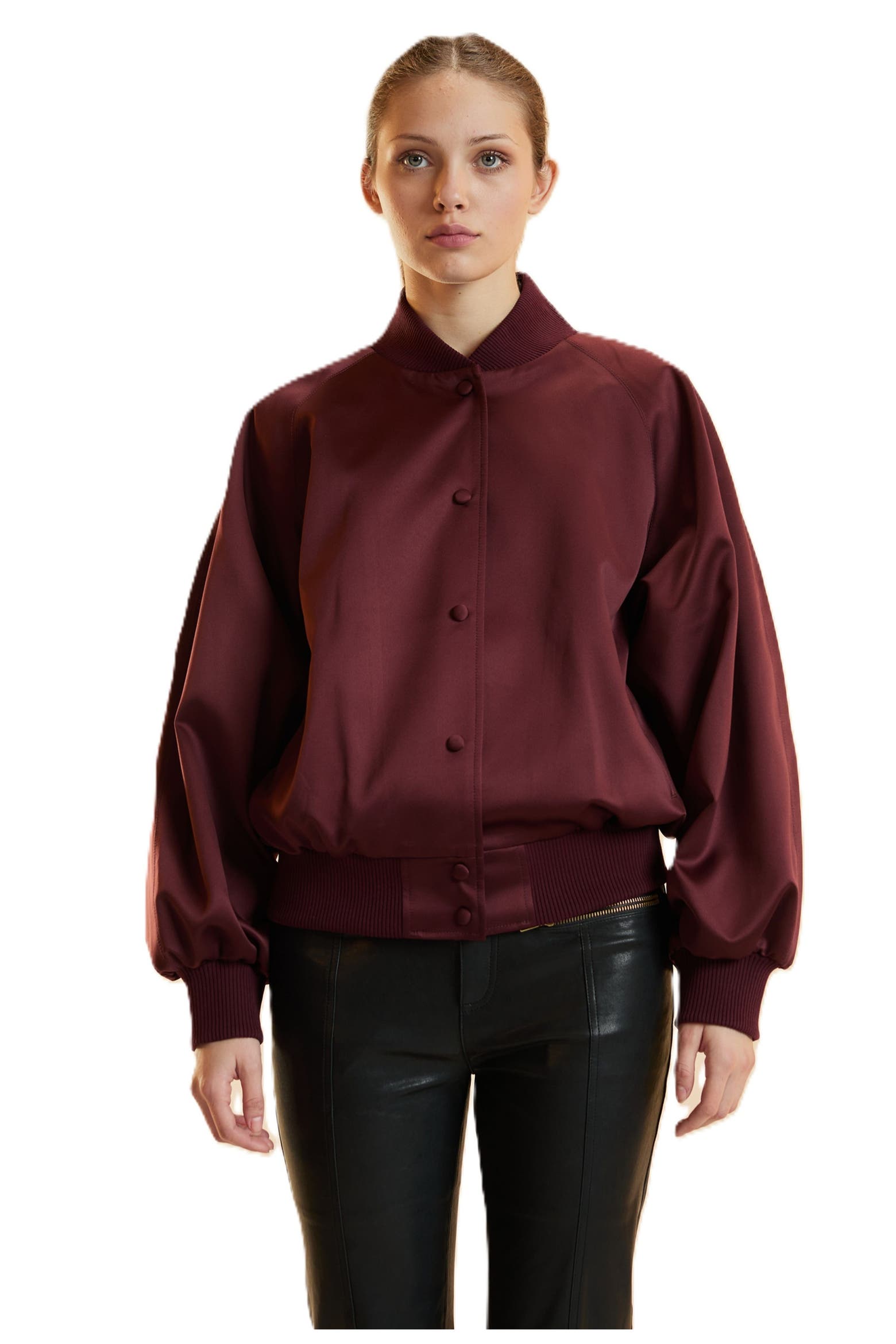 Reowly Cynthia Rowley Satin Bomber Jacket (Women) | Nordstrom