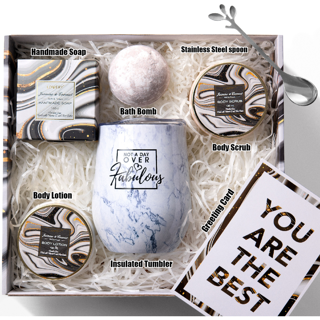 Lovery Spa Gift Box With Wine Tumbler