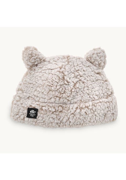 Kids High Pile Fleece Kitty Beanie