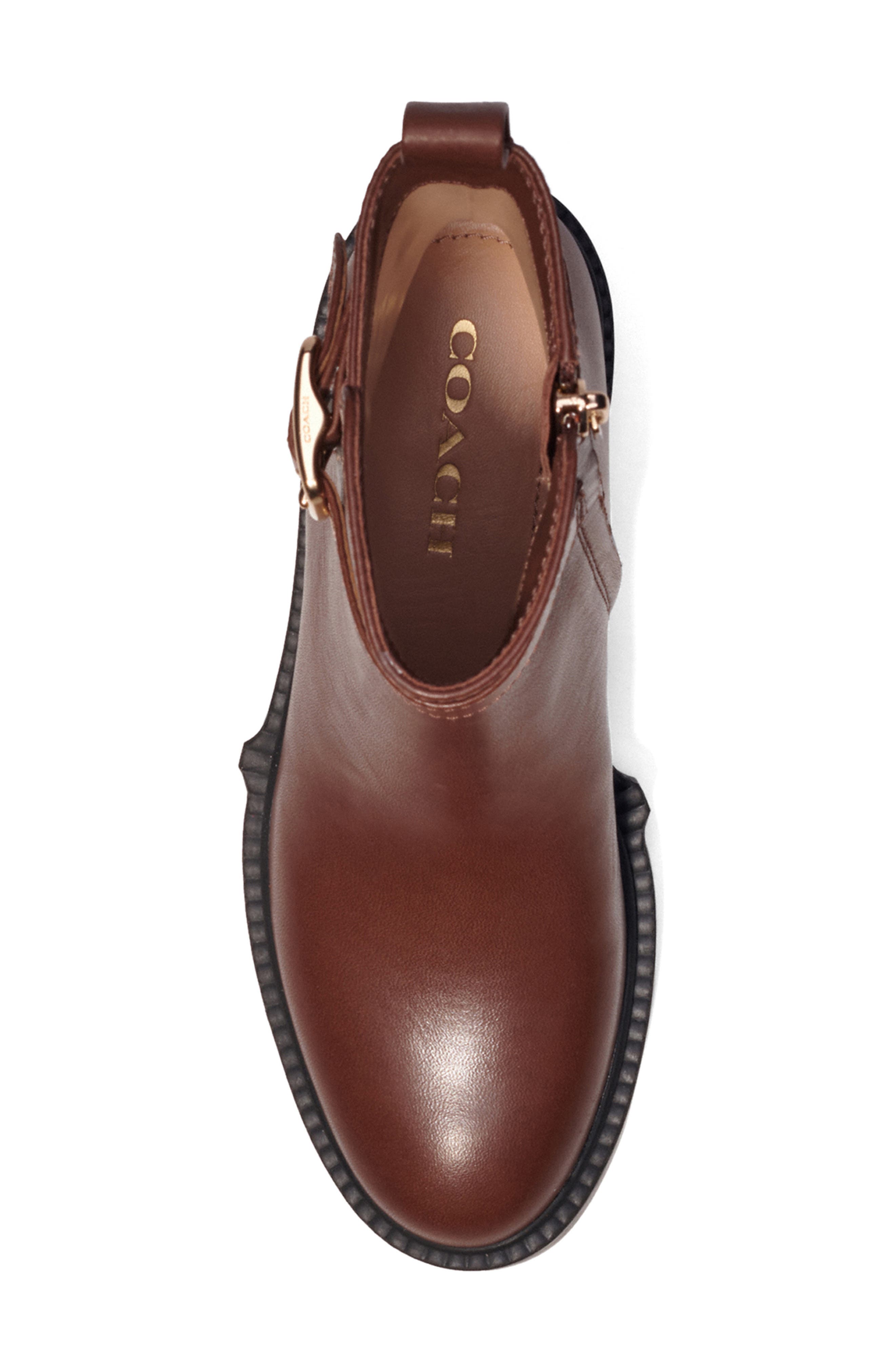 Lacey Bootie, Alternate, color, DARK SADDLE