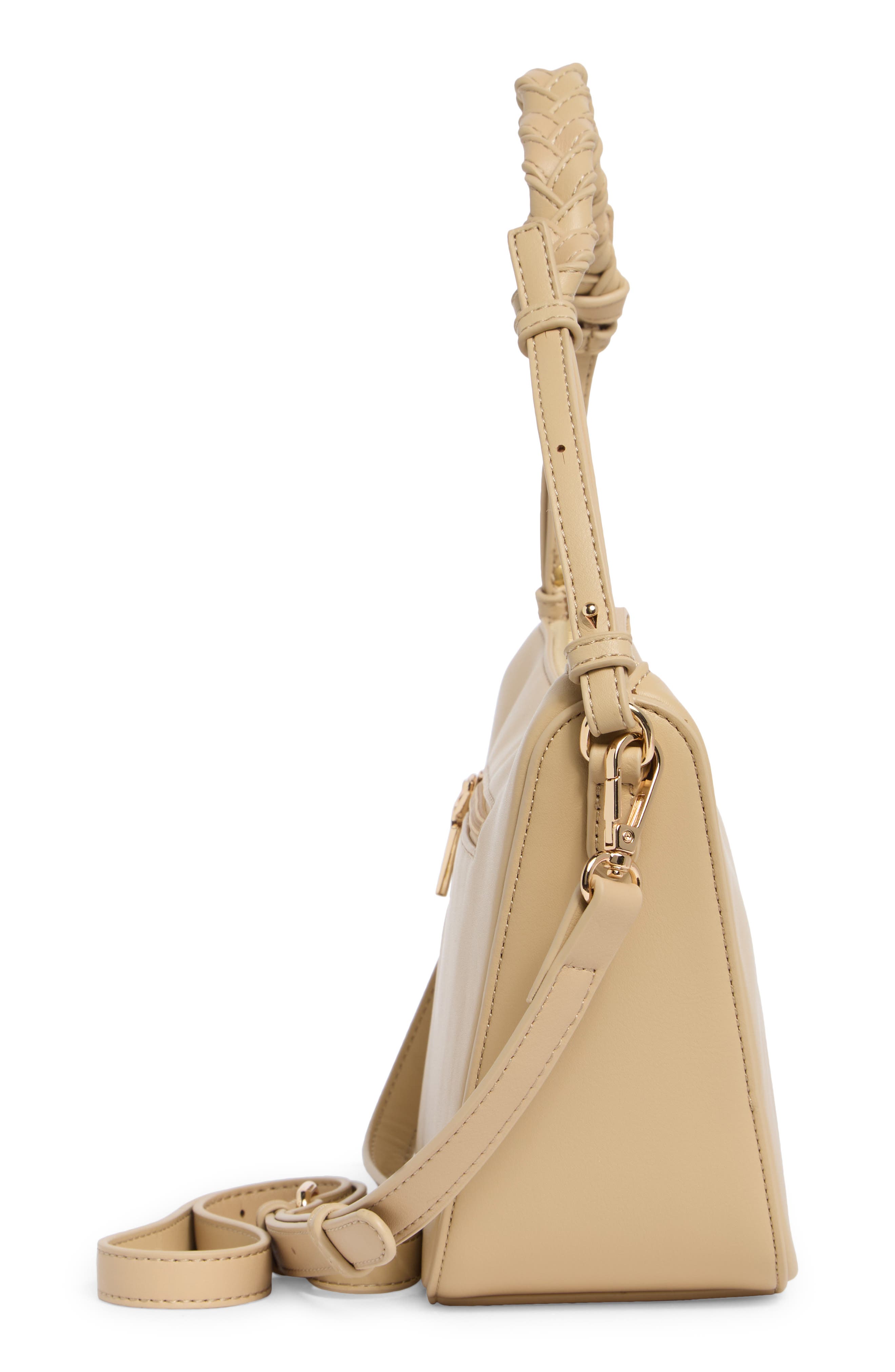 Audrina Woven Handle Handbag, Alternate, color, BEIGE