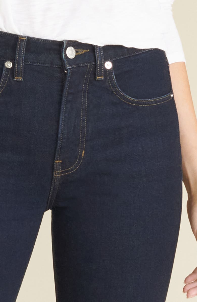 Veronica Beard Ryleigh High Waist Slim Straight Leg Jeans, Alternate, color,