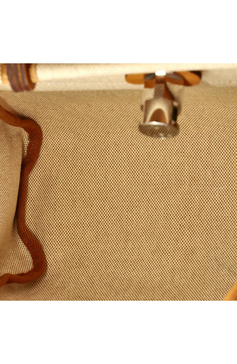 Pre-Owned Hermes Herbag Zip Pegase Pop Toile and Leather 31, Alternate, color, Ecru