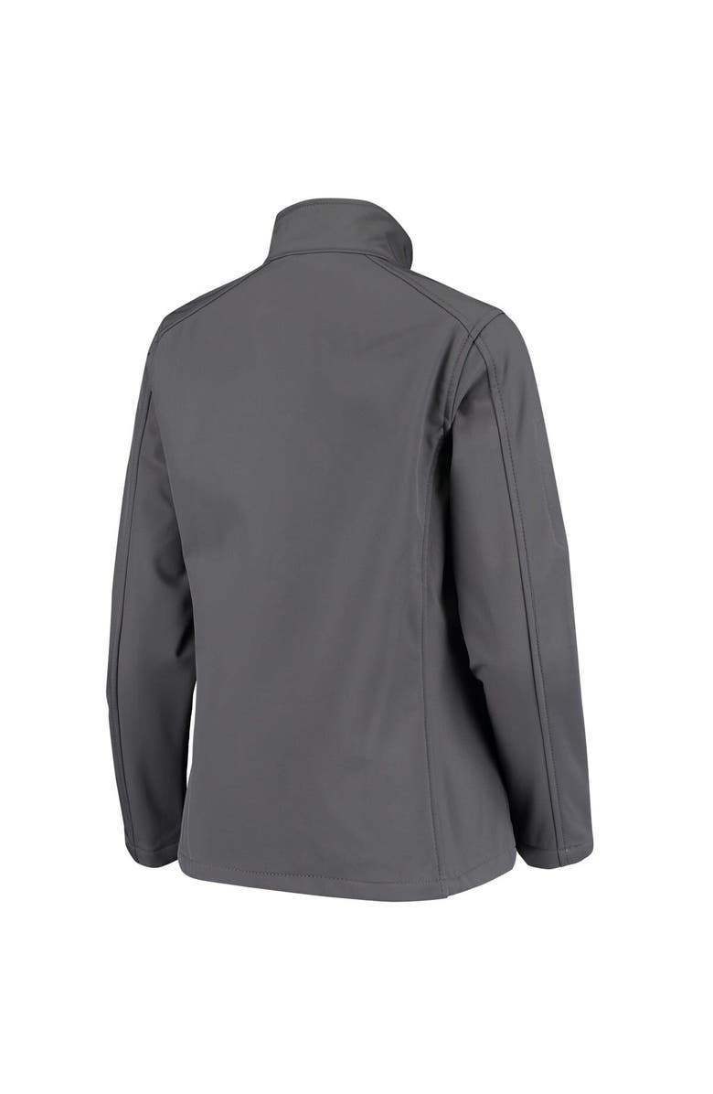 DUNBROOKE Women's Charcoal Philadelphia Eagles Full-Zip Sonoma Softshell Jacket, Alternate, color, 