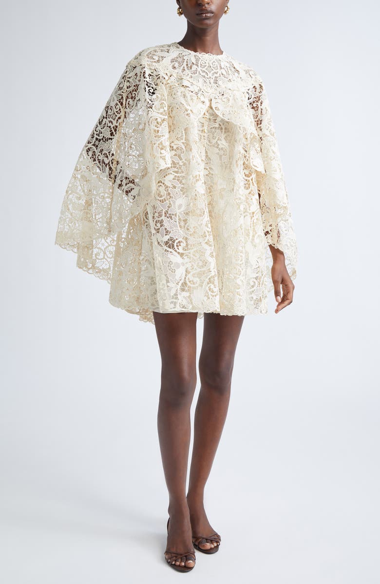Zimmermann Memento Bird Lace, Main, color, Cream