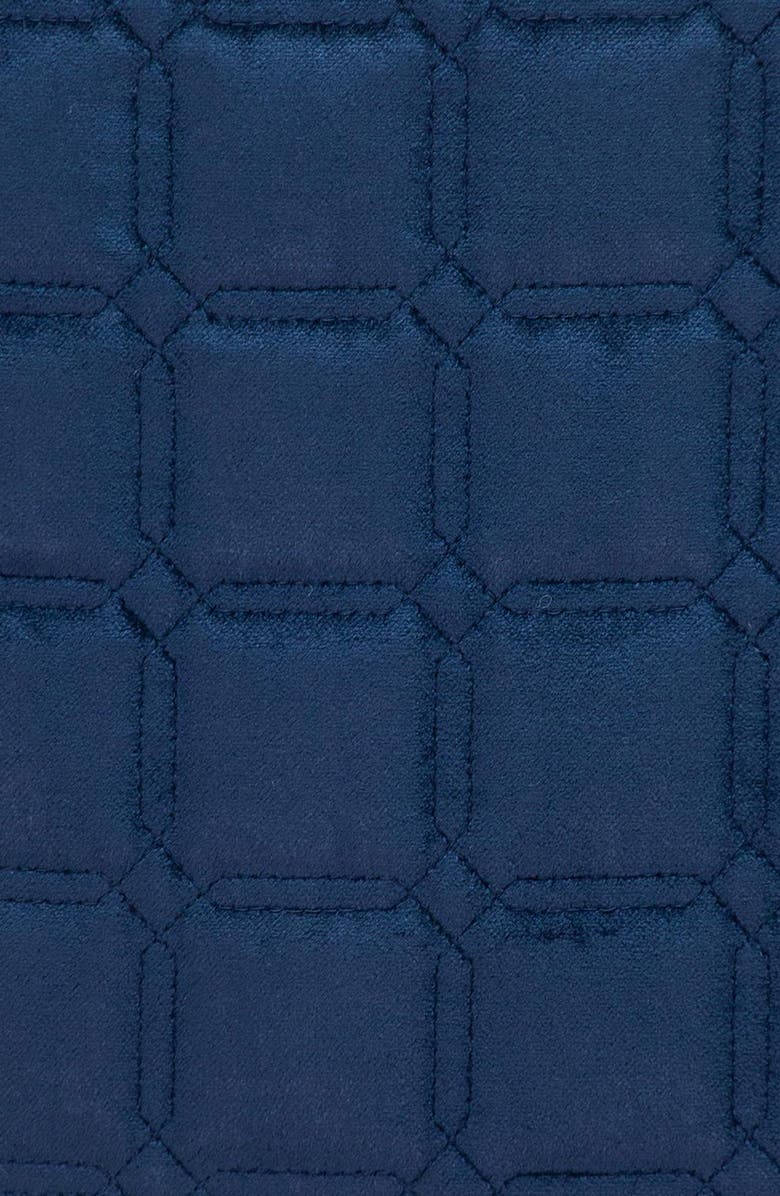 PARKLAND COLLECTION Marrisa Velvet Throw Pillow, Alternate, color, Blue/ Navy
