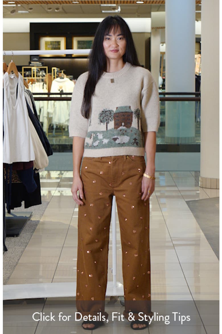 Colette Landscape Crewneck Sweater video
