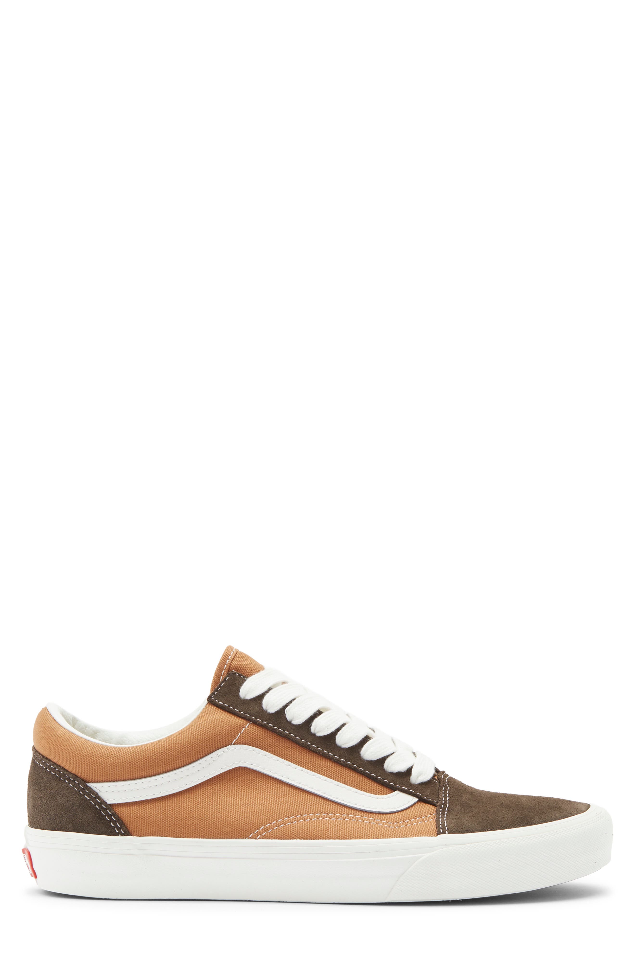 Old Skool Two-Tone Sneaker, Alternate, color, BROWN/BROWN