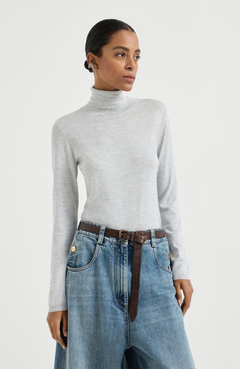 Cashmere and silk Sparkling sweater