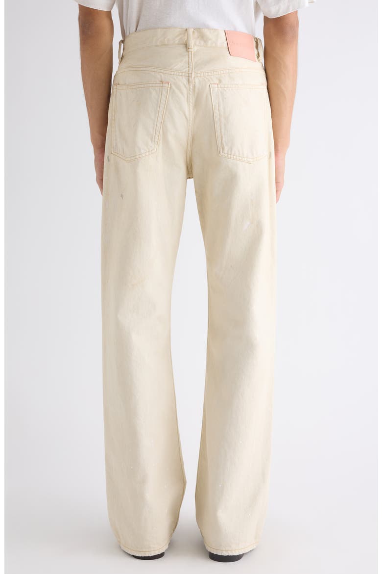 2021M Trafalgar Paint Splattered Flare Jeans, Alternate, color, OFF WHITE