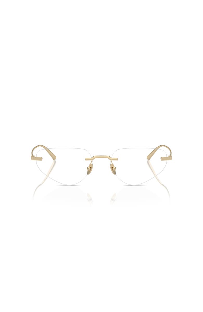Ferrari 55mm Irregular optical glasses, Alternate, color, Gold