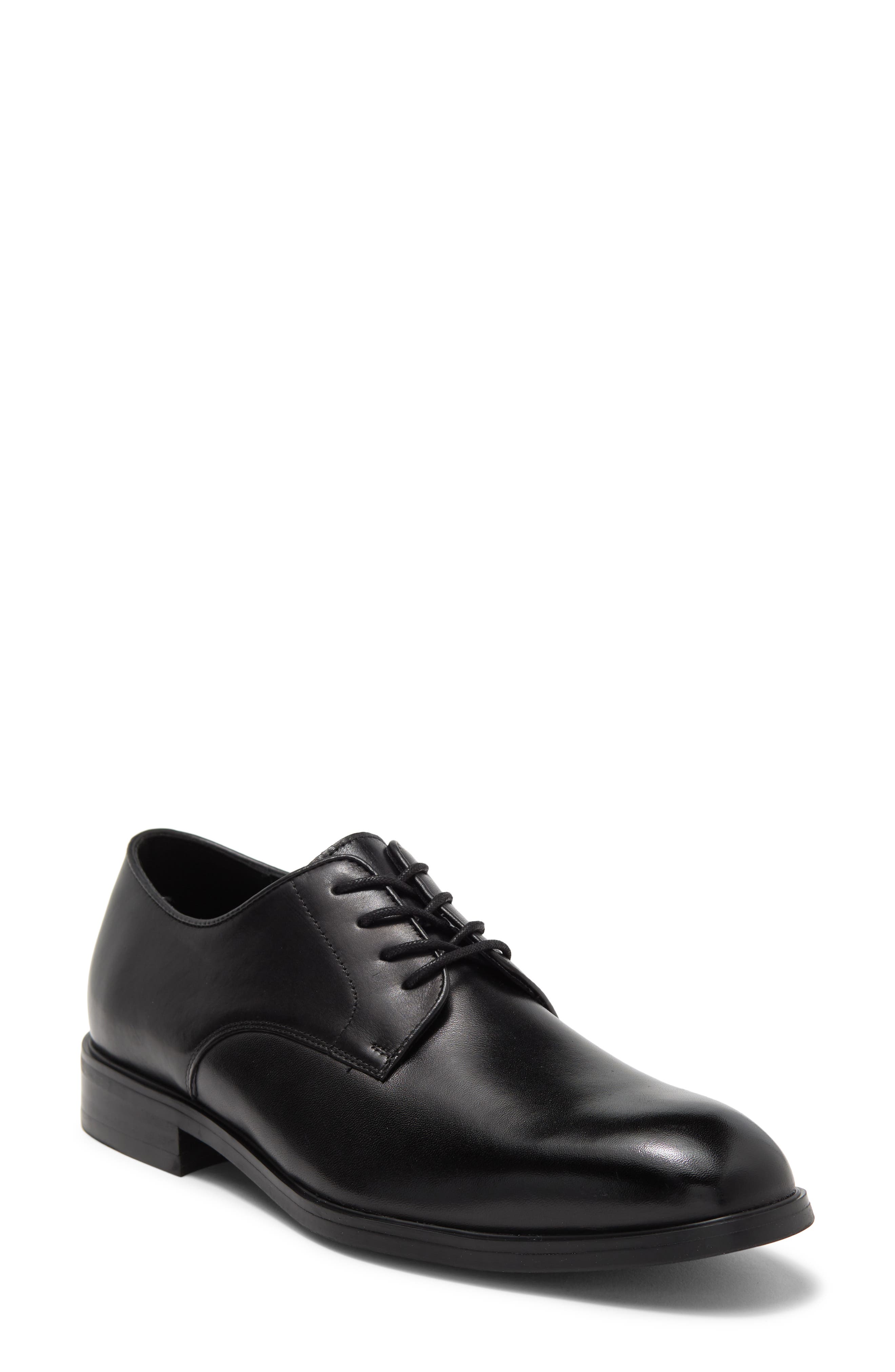 NORDSTROM RACK Gavin Plain Toe Leather Derby