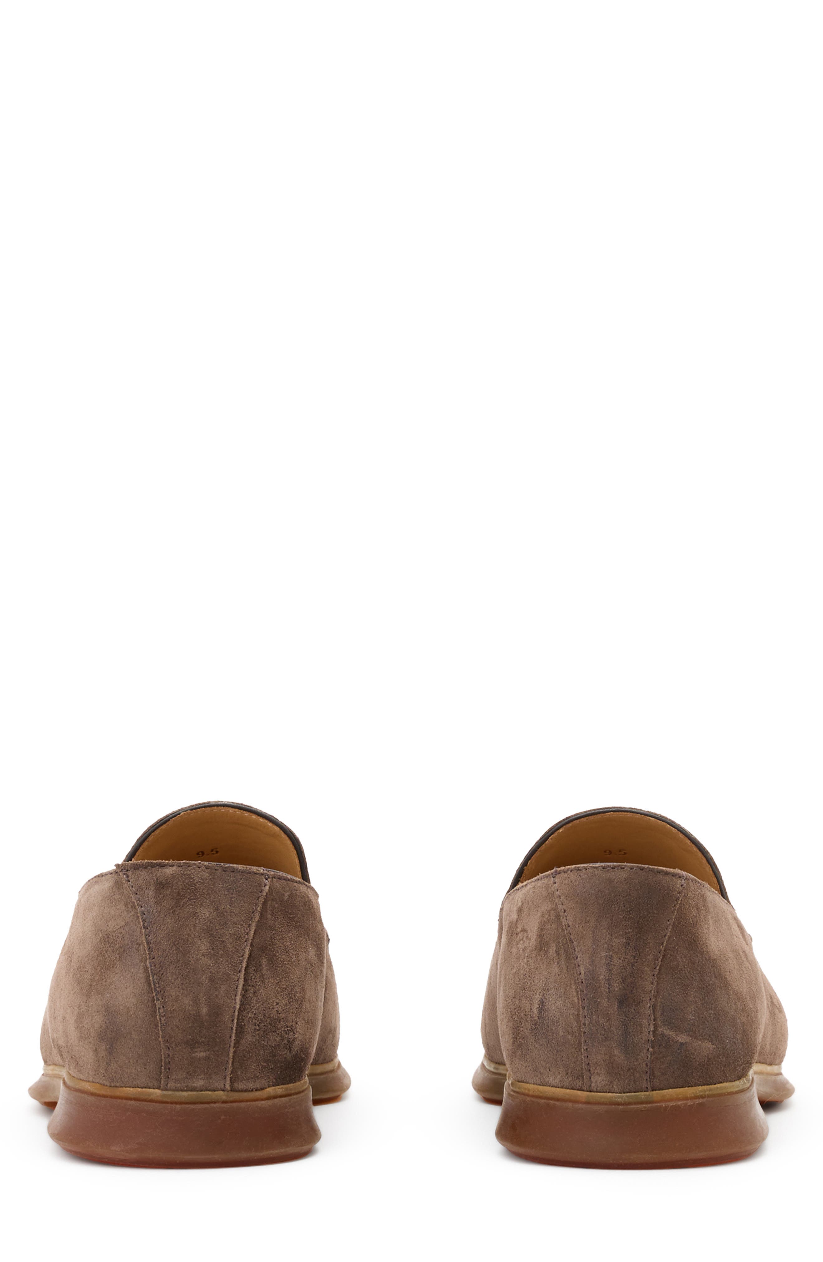 John Varvatos Thompson Venetian Loafer, Alternate, color, Chocolate