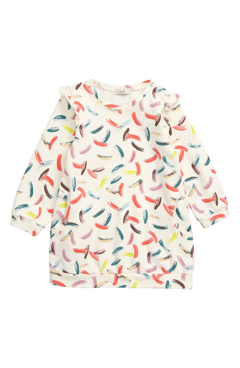 Peek Essentials Abigail Print Fleece Dress, Main, color, 