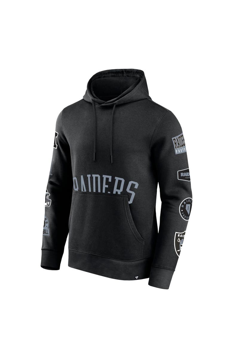 FANATICS Men's Fanatics Branded Black Las Vegas Raiders Wild Winner Pullover Hoodie, Alternate, color,