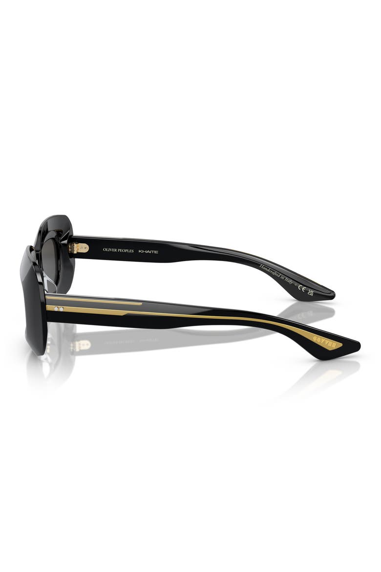1966C 49mm Square Sunglasses, Alternate, color, BLACK