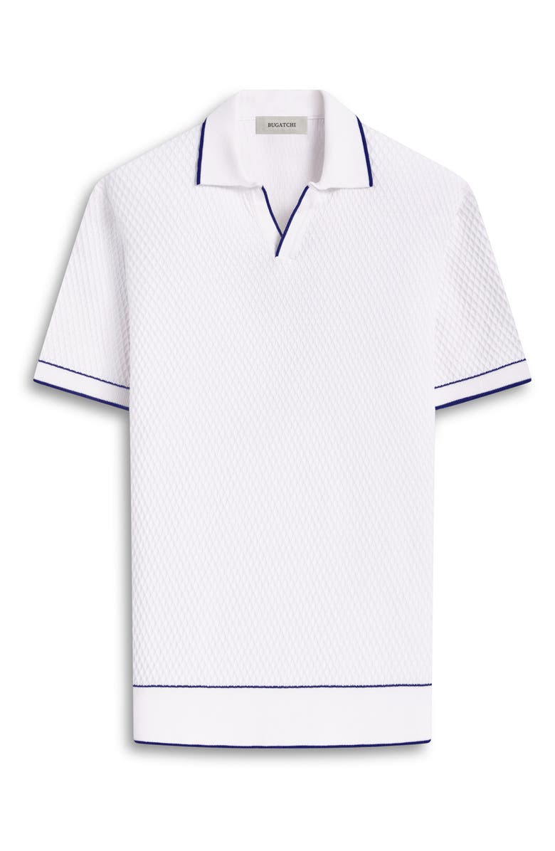 Bugatchi Tipped Johnny Collar Polo, Alternate, color,